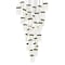 Cwi Lighting Lava Integrated LED Black Chandelier 1587P36-33-101 - alternate 4